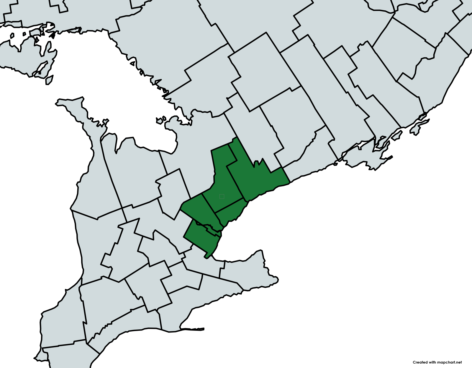 Greater Toronto Area service map